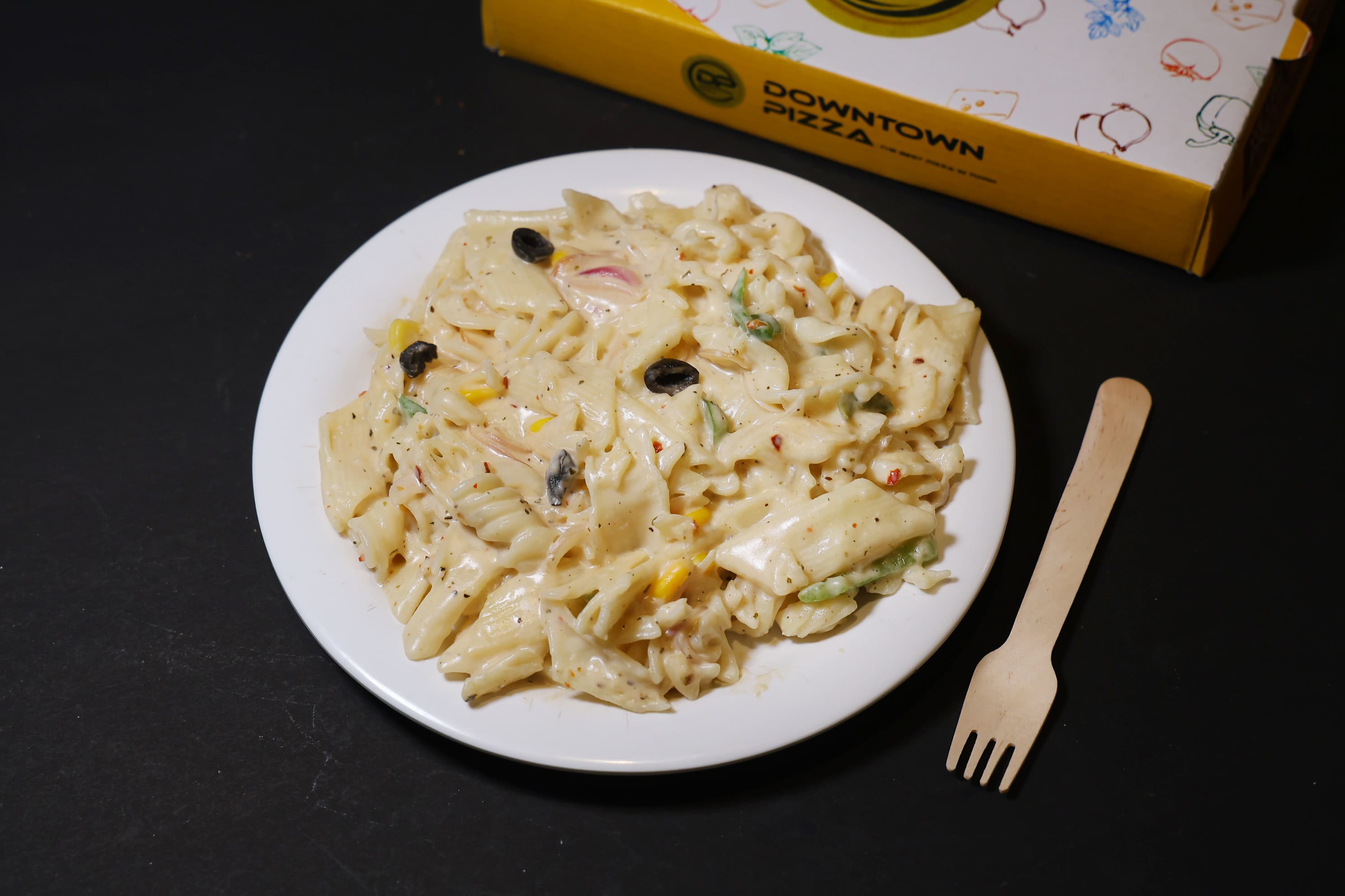 Pasta White Sauce (Chicken)